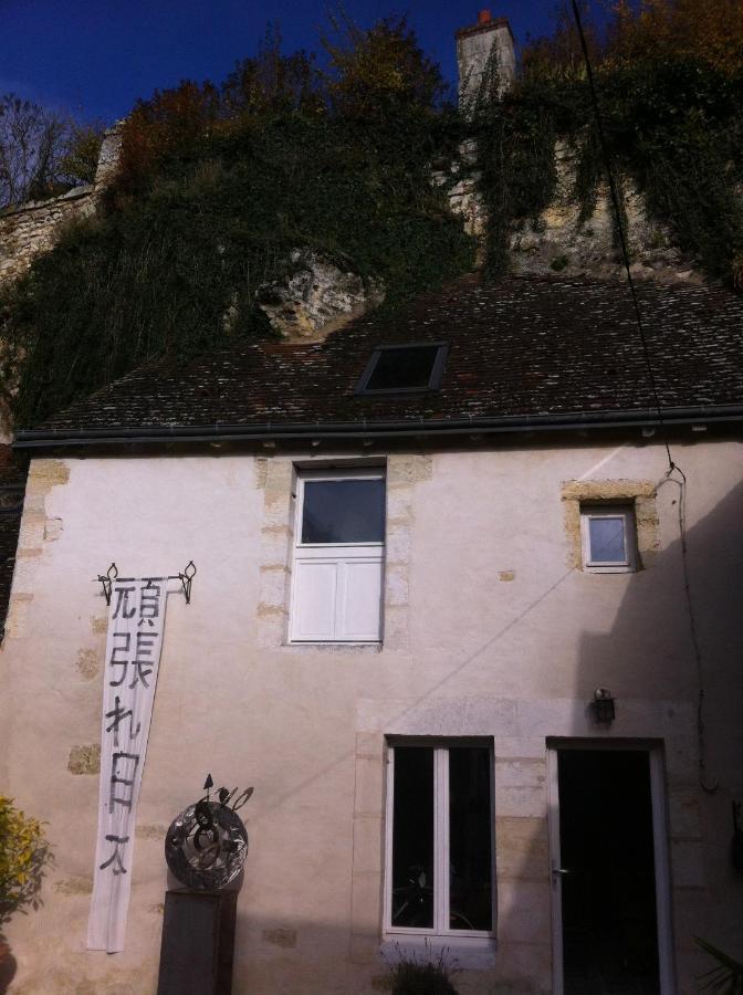 Ferienwohnung Troglodyte Loft 2 Thoré-la-Rochette Exterior foto