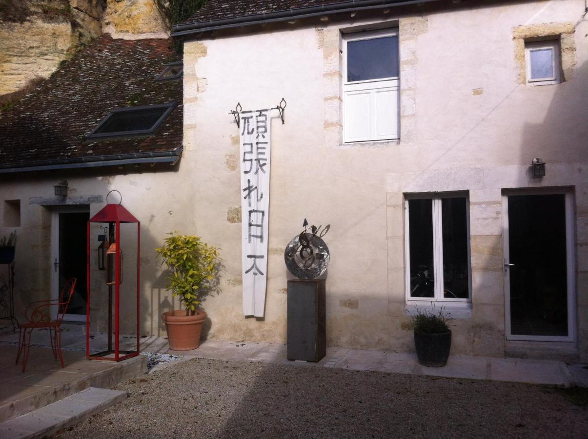 Ferienwohnung Troglodyte Loft 2 Thoré-la-Rochette Exterior foto