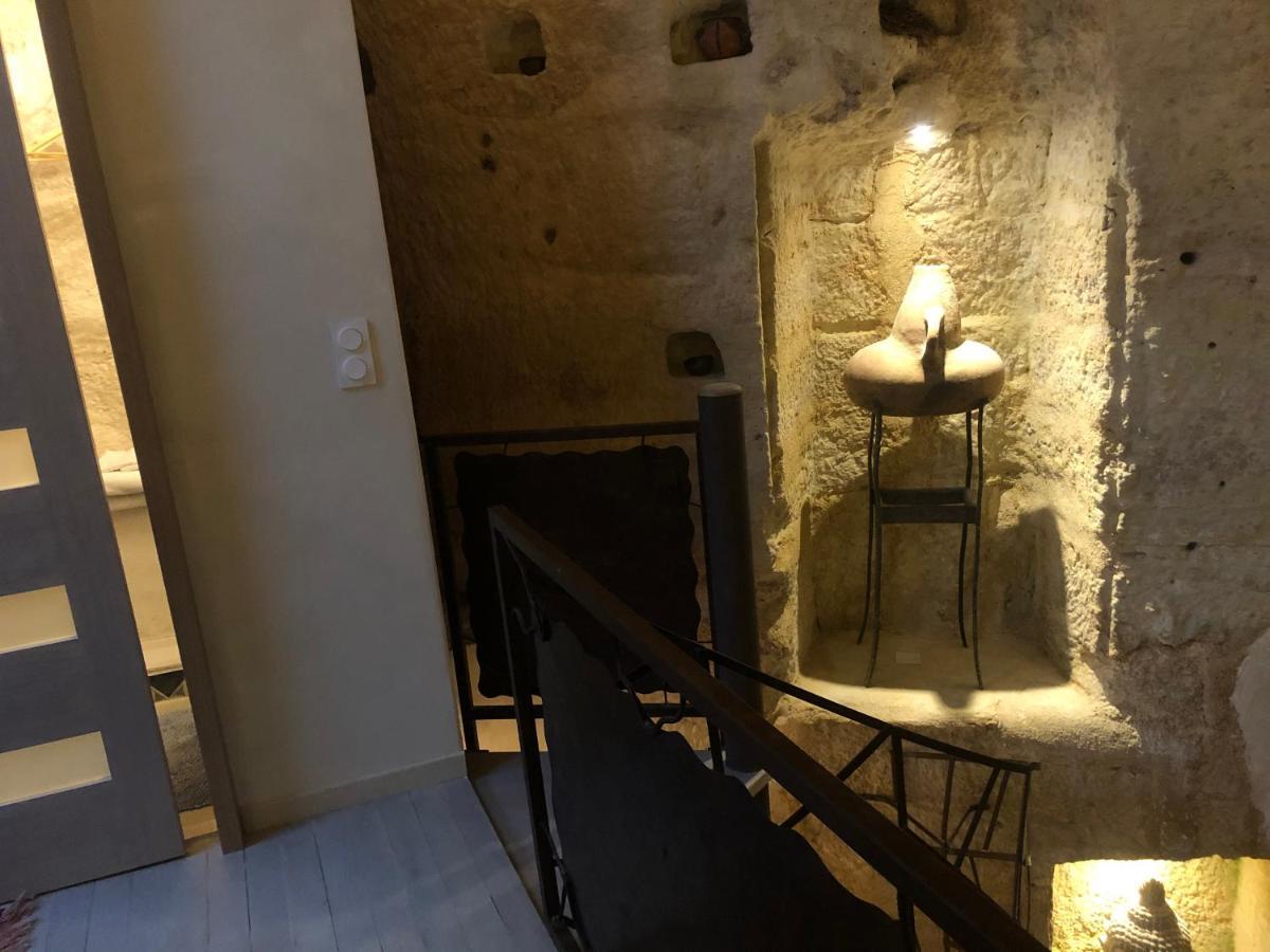 Ferienwohnung Troglodyte Loft 2 Thoré-la-Rochette Exterior foto