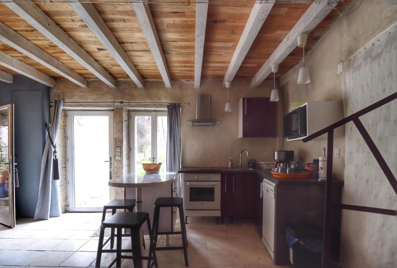 Ferienwohnung Troglodyte Loft 2 Thoré-la-Rochette Exterior foto