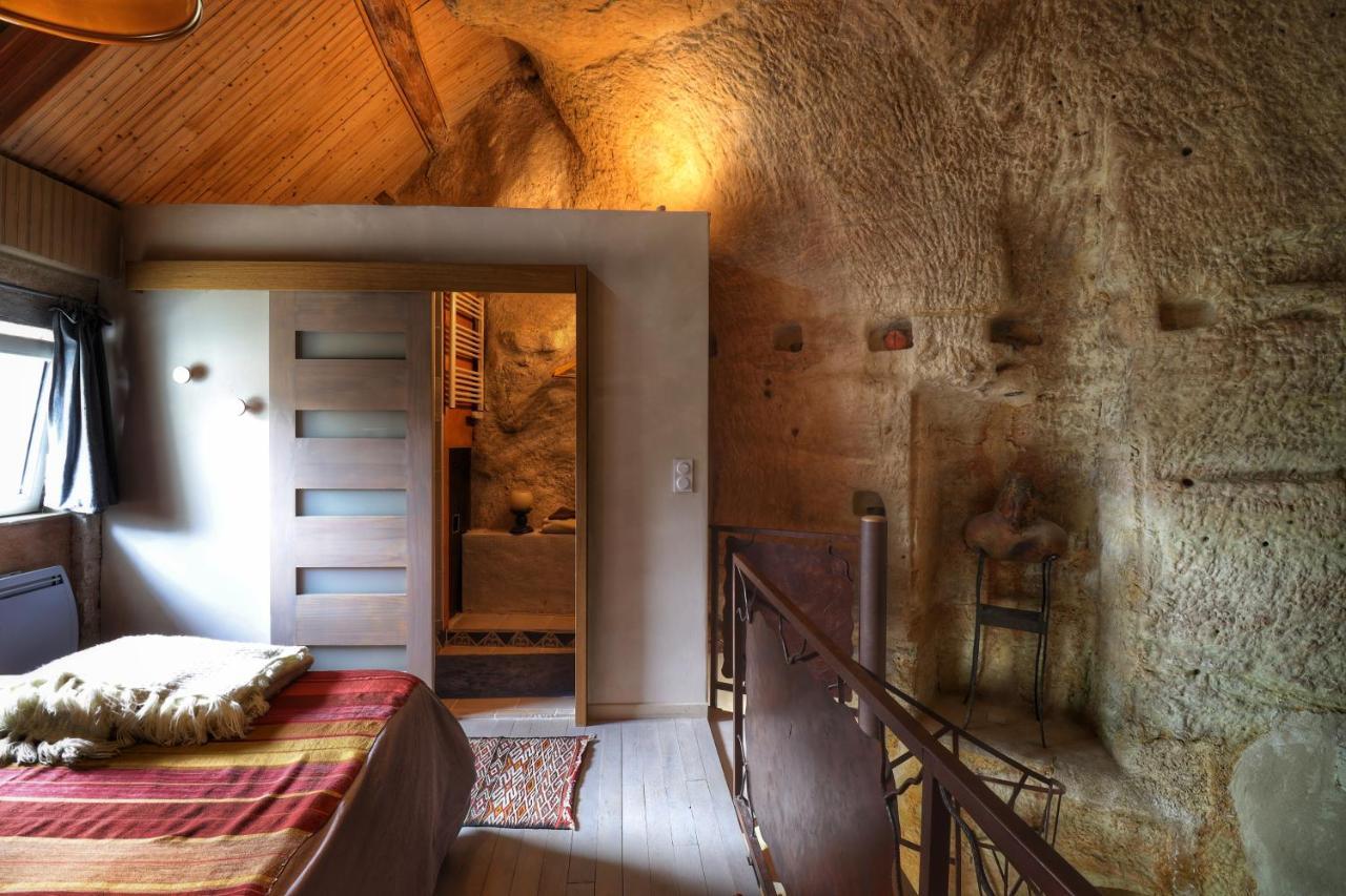 Ferienwohnung Troglodyte Loft 2 Thoré-la-Rochette Exterior foto